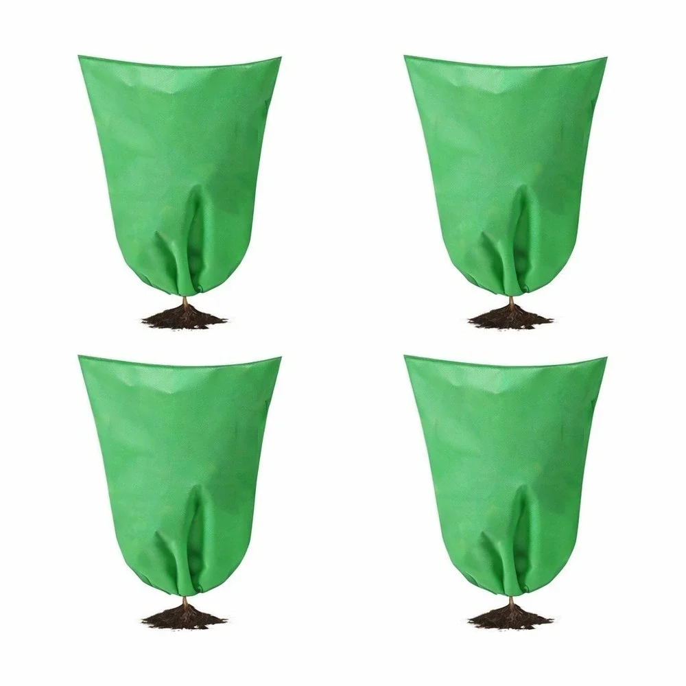 4 AEAONE 24x32 PLant Covers With Built In Closure String.